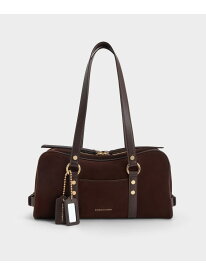Tatiana タチアナ スタッズ ショルダーバッグ CHARLES & KEITH チャールズアンドキース バッグ トートバッグ【送料無料】[Rakuten Fashion]