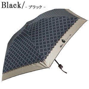 rainbowcharm晴雨兼用ミニ折りたたみ傘レディースドットチェックミニ折りUVカット遮熱遮光8本骨3色50cm