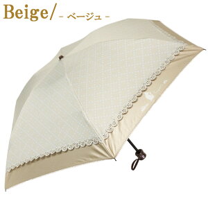 rainbowcharm晴雨兼用ミニ折りたたみ傘レディースドットチェックミニ折りUVカット遮熱遮光8本骨3色50cm