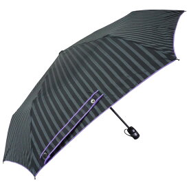 傘 ワンタッチ自動開閉折りたたみ傘 メンズ 耐風 晴雨兼用 強力撥水 UVカット 紫外線カット ストライプ 7本骨 55cm