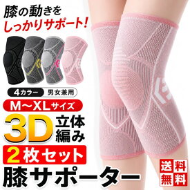膝パワーウォーク 2枚入り 筋肉サポーター 膝パワーウォークサポーター 膝サポーター 膝サポート 人工筋肉サポーター 男女兼用 夏用 保温 冷え対策 運動 スポーツ 女性 男性 ヨガ サイクリング 関節痛 薄手 縄跳び 靭帯 半月板 ジャンパー 膝痛予防