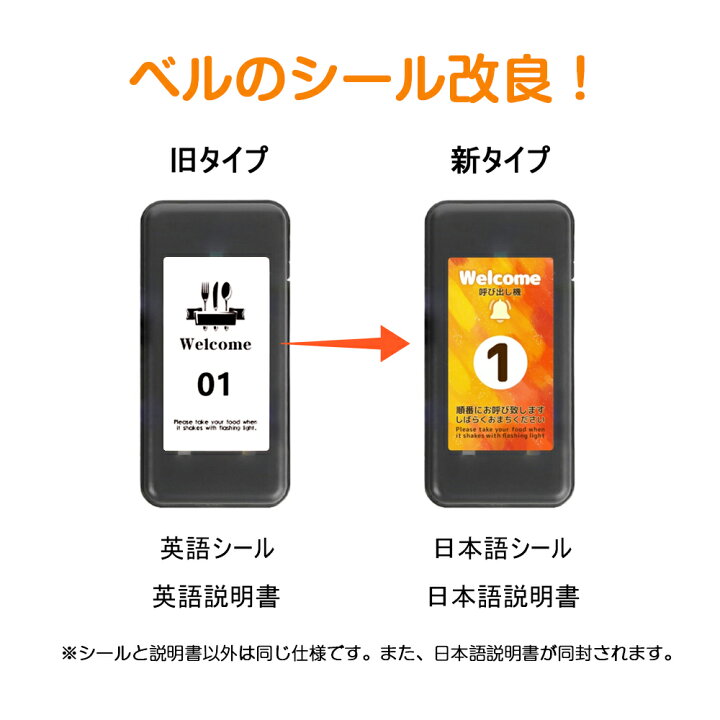 楽天市場】呼び出しベル ワイヤレス 受信機 (子機) 20台セット フード 