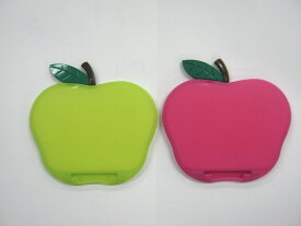 ※在庫限り終了※【特価】【メール便可】リンゴ型コンパクトミラーカラー：グリーンのみAP580G