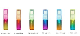 【メール便可】ヒロセアトマイザープラキャップ　ガラスアトマイザー　グラデーション　4cc/mlカラー：6種類タイプ　#48075香水入れ　香水瓶