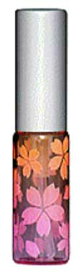 【メール便可】ヒロセアトマイザーアルミキャップ　ガラスアトマイザー さくら咲く(MSサクラ)ホワイト・オレンジ/ピンク（グラデーション）4cc/ml　タイプ　#58176香水入れ　香水瓶