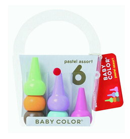 ※在庫限り終了※【ギフト包装対応】あおぞらBABY COLOR ベビーコロール赤ちゃん　乳幼児　ベイビー　初めてのお絵描きクレヨン種類：ベーシックアソート6色、ベーシックアソート12色、パステルアソート6色≪メール便不可≫