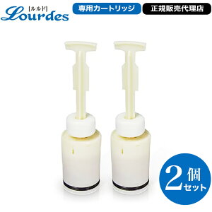 【2個セット・送料無料】【正規販売代理店】 水素水生成器ルルド用 交換用ワンタッチカートリッジ×2個 ビクトリージャパン Lourdes 返品不可