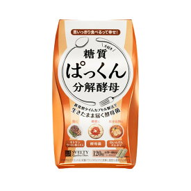ぱっくん分解酵母 【1箱(120粒)】 svelty スベルティ 糖質制限 サプリメント 酵素 キトサンパックン分解酵母 ネコポス配送 送料無料