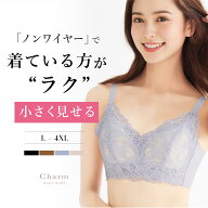 【最大30％OFFクーポン】 着ている方がラク 胸を小さく見せるブラ ノンワイヤー 小さく見えるブラ ブラジ…