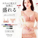 【最大30％OFFクーポン】ノンワイヤーブラ ショーツセット 自然に盛れる ふわっとスリムブラ ブラジャー 痛くない 上下セット ノンワイヤー ブラ 脇高 小胸 脇肉 谷間 補正下着 レース 下着 レディース 大きいサイズ チャーメイクボディ