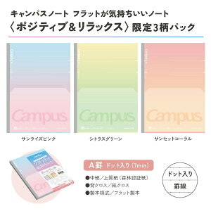 ����R�N�� �L�����p�X �m�[�g �Z�~B5 A�r �h�b�g���� �t���b�g���C���������m�[�g 3���p�b�N �|�W�e�B�u&�����b�N�X �m-FL3CAT-L2X3 Campus �R�N�� KOKUYO �Ǝҗl���}