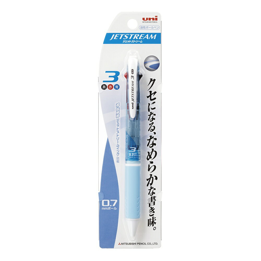 ◆◆３色ボールペン　ライトブルー SXE3-400071P.8　