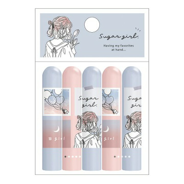 お買得 Sugar Girl 鉛筆キャップ えんぴつカバー 5本セット 新入学 新学期準備文具 カミオジャパン Memory Riosmauricio Com