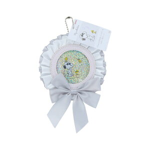 缶バッジ ケース ロゼット型 ホワイト スヌーピー 白 PEANUTS マイコレクション 第3弾 S2221454 サンスター文具 sunstar 業者様歓迎