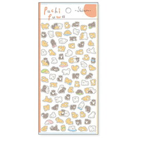 ポイント UP 期間限定 ステッカー プチ フワ Puchi fuwa sticker Shibainu 81873 マインドウェイブ MINDWAVE 業者様歓迎 ◎