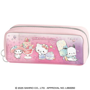 ペンケース サンリオキャラクターズ シャカシャカボックス Happiness and love チマチマスイーツピンク 131820 クラックス CRUX 業者様歓迎