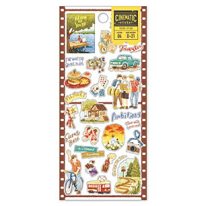 マインドウェイブ シネマティック ステッカー ボーイ 映画 物語 フィルム チケット デコレーション コラージュ 82600 MINDWAVE 業者様歓迎