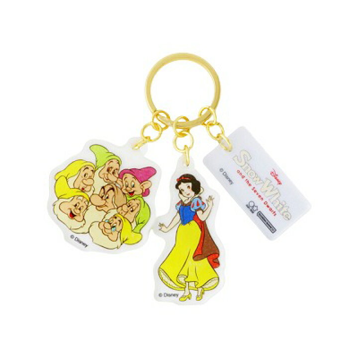 ３連アクリルキーホルダー 白雪姫 S8345309 Disney colors Disneyzone ディズニー サンスター 文具  原宿シャイン