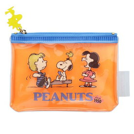 ポイント UP 期間限定 ミニクリアポーチ PEANUTS SNOOPY & FRIENDS オレンジ S2331217 サンスター文具 sunstar 業者様歓迎 ◎