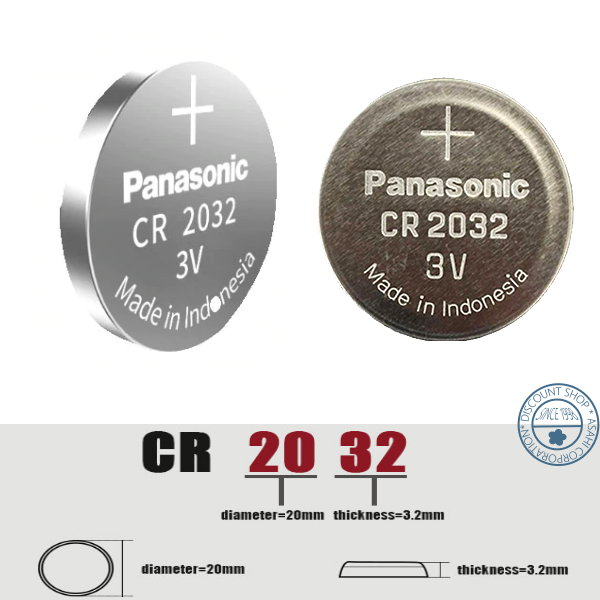 高性能リチウムボタン電池（CR1632）１個85円