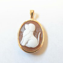 楽天市場】犬（カメオ｜レディースジュエリー・アクセサリー 