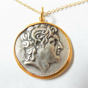 ネックレス コイン 古代ギリシャ ペンダントの人気商品・通販・価格 