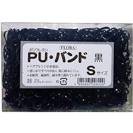 【メール便 送料無料】　ローレル　フローラ PU バンド 黒 Sサイズ 30g