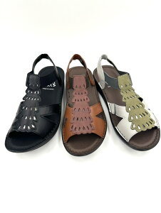 大人気Put's2025年新作製造 89351 特価 お得 89351 手縫い 快適コンフォート ウォーキングサンダル 外反母趾 お洒落 履きやすい 歩きやすい クッション性 低反発 レザー 日本製 レディース 3E 牛革