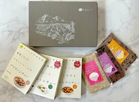 チャヤマクロビ CHAYAマクロビシチュー＆ご飯セットギフト（ホワイトシチュX1個、かぼちゃのシチュX1個、ブラウンシチュX1個、玄米ごはんX1個、黒米と小豆と玄米のごはんX1個、雑穀と玄米のごはんX1個）
