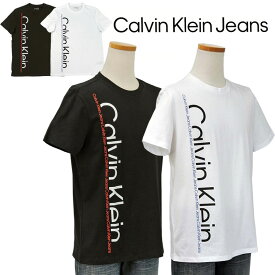 Calvin Klein Jeans Men'sCKプリント 半袖Tシャツ【2022-Spring/NewModel】カルバンクライン Tシャツ父の日ギフト プレゼント 送料無料