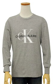 Calvin Klein Jeans Men'sCKモノグラムロゴ　長袖Tシャツ【2020-Spring/NewModel】カルバンクライン Tシャツ送料無料