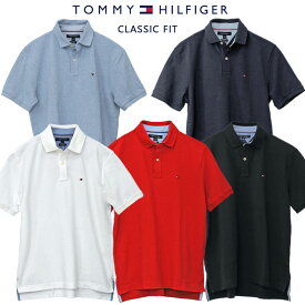 Tommy HilfigerトミーヒルフィガーMen’s定番IVYポロ　半袖鹿の子ポロシャツ# 7802266 父の日ギフト プレゼントXL,XXL、3L大きいサイズ送料無料