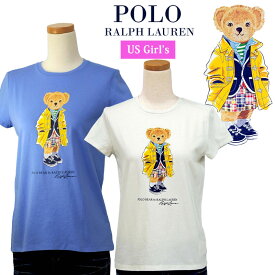 POLO by Ralph Lauren Girl'sポロベアー キャップスリーブ 半袖Tシャツラルフローレン ガールズ送料無料