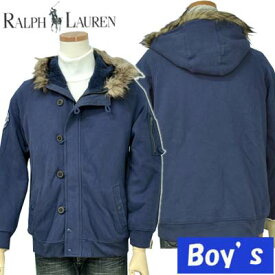 POLO by Ralph Lauren Boy'sファーフード付、中綿ジャケット【ラルフローレン ボーイズ】【クリアランス、見切り処分品】