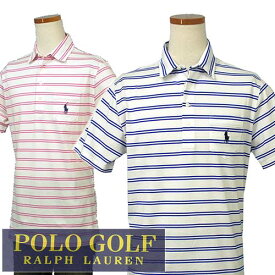 POLO Golf by Ralph Laurenミドルポニー ポケット付 半袖ボーダーポロシャツ【ラルフローレン】XL,大きいサイズ【送料無料】