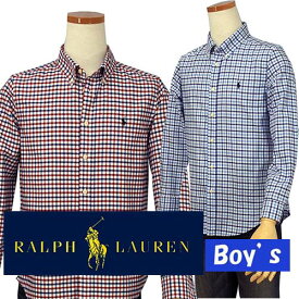 POLO by Ralph Lauren Boy'sラルフローレンマルチチェック長袖シャツ【クリアランス、見切り処分品】【ラルフローレン ボーイズ】