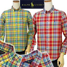 POLO by Ralph Lauren Boy'sラルフローレンマルチチェック長袖シャツ【クリアランス、見切り処分品】