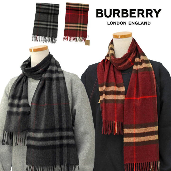 楽天市場】BURBERRYバーバリーマフラーカシミヤ 100% マフラーBURBERRY 