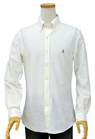 POLO by Ralph Laurenラルフローレン Men's 定番、長袖 オックスフォードシャツ ストレッチ スリムフィットXL,,LL,大きいサイズギフト プレゼントラルフローレン ボタンダウンシャツ