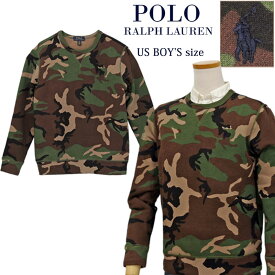 POLO Ralph Lauren Boy'sカモフラ柄トレーナーラルフローレン カモフラトレーナー送料無料