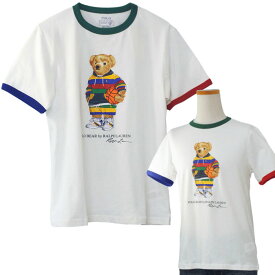 POLO by Ralph Lauren Boy's ポロベアー半袖リンガーTシャツ【2023-Spring/NewModel】ラルフローレンポロベアーTシャツ父の日ギフト プレゼント