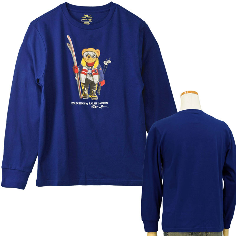 楽天市場】POLO Ralph Lauren Boy'sポロベアープリント長袖Tシャツ2023