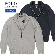 POLO Ralph Lauren Boy'sコットン フルジップセーターラルフローレン セーター