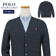POLO by Ralph Lauren Men'sコットンケーブル編みカーディガンXL,大きいサイズ ラルフローレン セーター