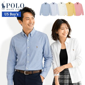 POLO by Ralph Laurenラルフローレン Boy's定番長袖 オックスフォ-ドシャツボタンダウンシャツポロ