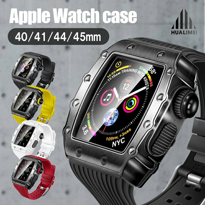楽天市場】＼送料無料／【AppleWatch case】HUALIMEI アップルウォッチ 