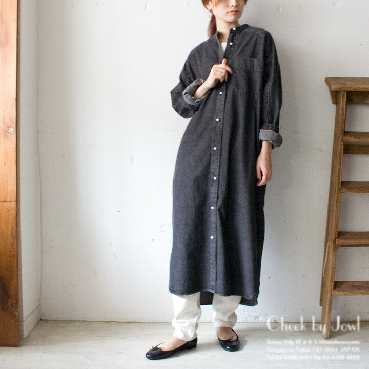 楽天市場】BLANC basque / ブランバスク パールボタンデニムシャツ 
