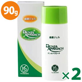 【クーポン利用で￥500オフ！】 歯磨きジェル デンタアプローチ 90g×2個セット ファミリーサイズ 大人用 歯磨き粉 オーラルケア ブラッシング はみがき 合成界面活性剤無添加 口臭予防 【スーパーセール】