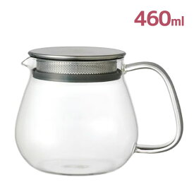 【マラソン限定クーポンで500円OFF!】KINTO キントー UNITEA ワンタッチ ティーポット 耐熱ガラス 460ml かわいい おしゃれ 大容量 紅茶 ティー シンプル お茶 フルーツティー ハーブティー