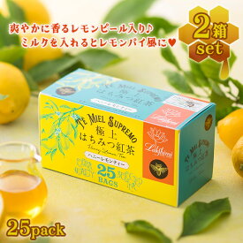 ラクシュミー 極上はちみつ紅茶 極上はちみつ 入り ハニーレモンティー 2個セット 蜂蜜紅茶 ティーバッグ ギフト プレゼント お茶 女性 はちみつレモンティー 紅茶専門店Lakshimi おしゃれ